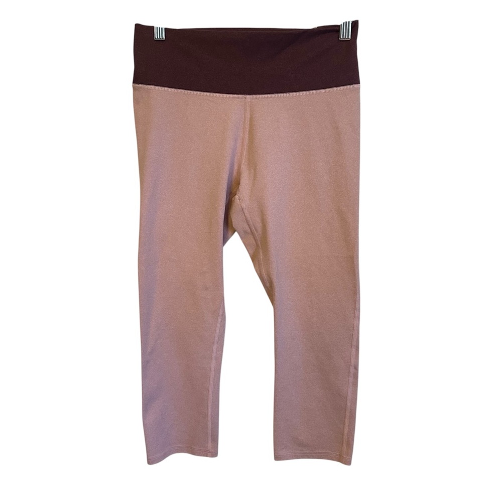 Fabletics Leggings Rosebloom & Cherry High Pink Waisted Crop Capri Size XS
